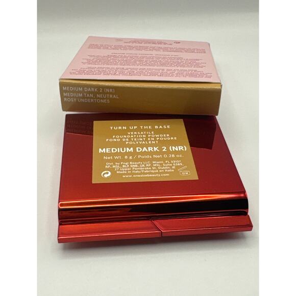ONE/SIZE Turn Up the Base Versatile Pressed Foundation‎ in Medium Dark 2 BNIB - Picture 4 of 8